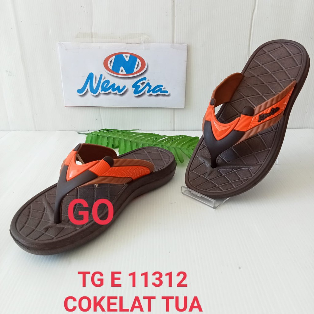 gof NEW ERA TG 11312 Sandal Japit Anak Cowok Tanggung Sendal Japit Karet Anti Slip Original