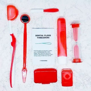 DENTAL SIKAT GIGI BEHEL  ORTHO KIT SET LENGKAP UNTUK PASIEN 