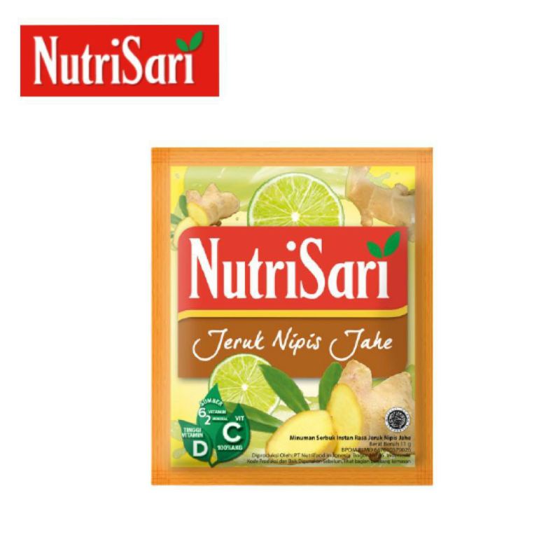 NUTRISARI JERUK NIPIS JAHE , JERUK PERAS, MILKY ORANGE 1 RENCENG