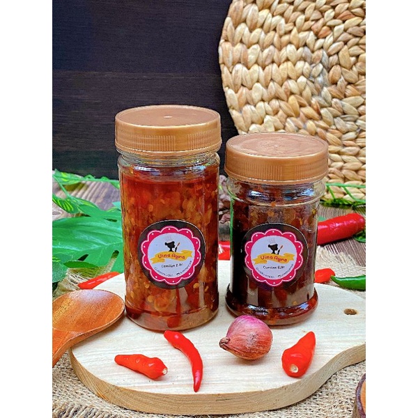 

PROMO!!! Sambal Baby cumi + Sambal Ikan Asin telang rabuk