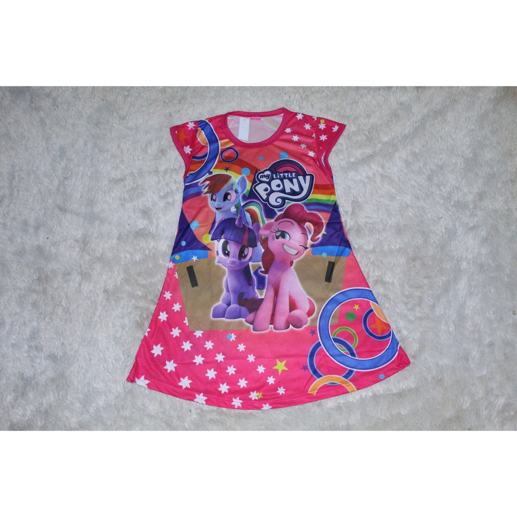 Dress/daster harian littleponny/hellokitty/elsa