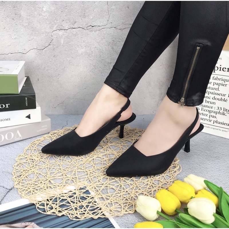 heels J229 sendal wanita import realpict