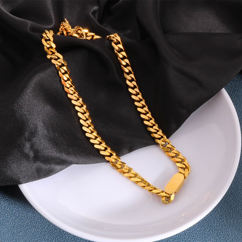 Kalung Sisik Naga Korea Style Tebal Anti Karat