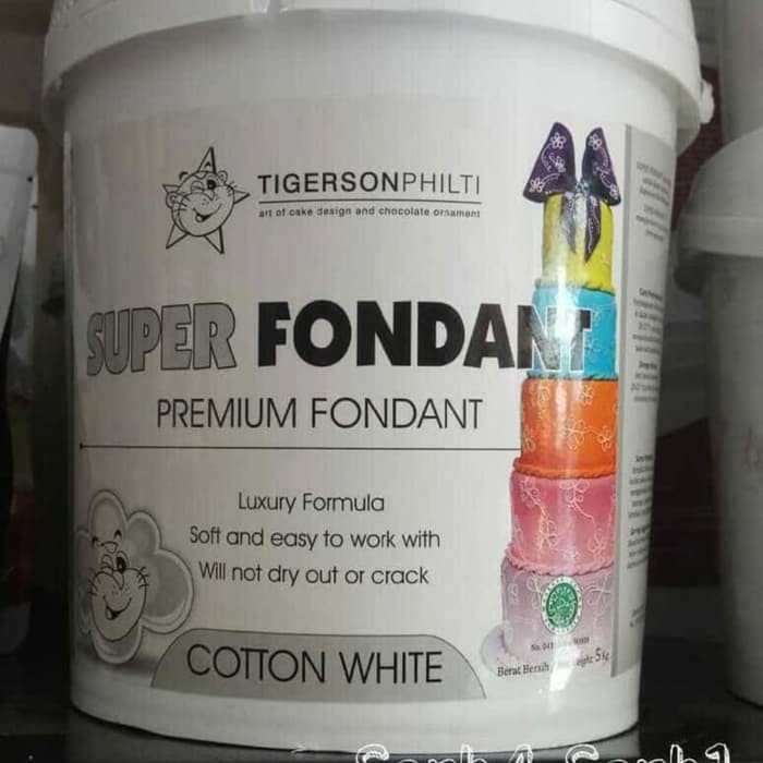 

SUPER FONDANT TIGERSON REPACK 1KG PREMIUM FONDAN