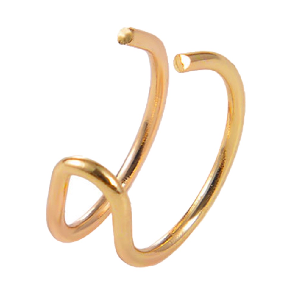 Hu Hu Hu Hu Hu Alat Bantu Pasang Kacamata♡ 1pc Anting Klip On Tanpa Tindik Gaya Minimalis Untuk Wanita