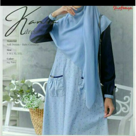 Kania Dress by Shafeeya  / Dress Cantik / Dress elegant / Temen OOTD