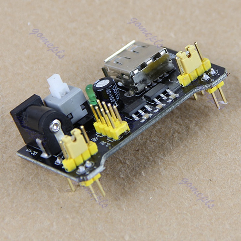 Zzz 1pcs Breadboard Modul Power Supply Shield 3.3V 5V MB102 Solderless Bread Board