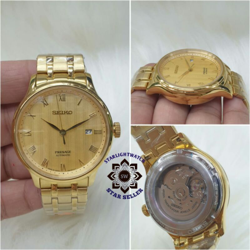 jam tangan seiko automatic pria all stainless mesin asli kualitas original