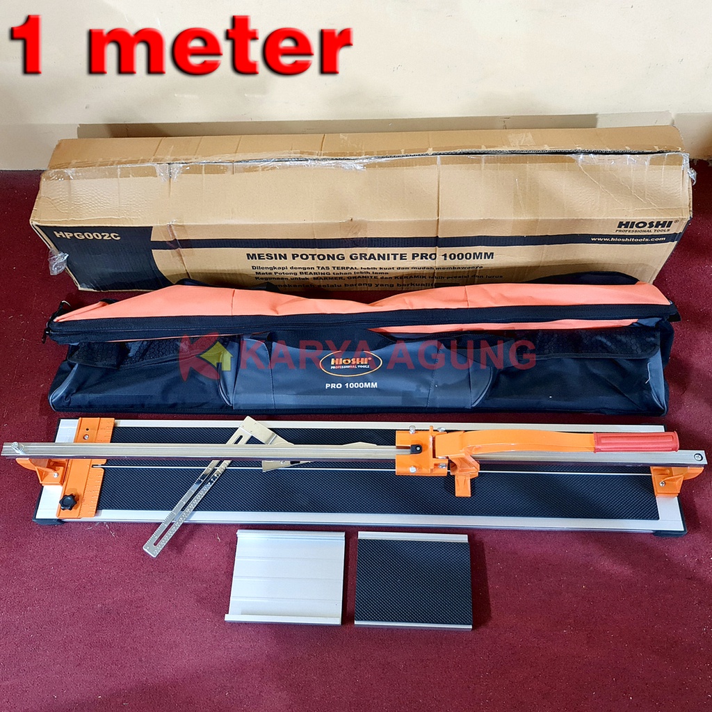 Alat Potong Keramik Granit Tegel Ubin 1 meter HIOSHI Mesin Pemotong Manual 1000mm / Tile Cutting