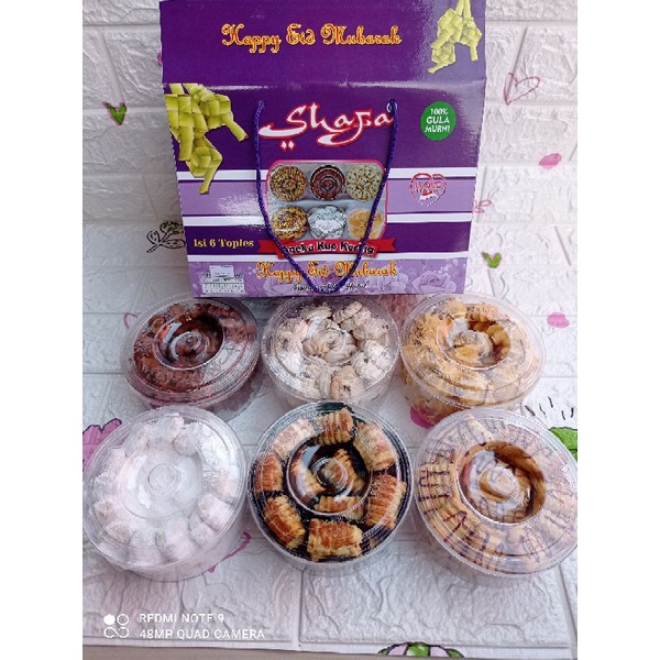 paket hampers kue kering premium shafa / parcel lebaran idul fitri