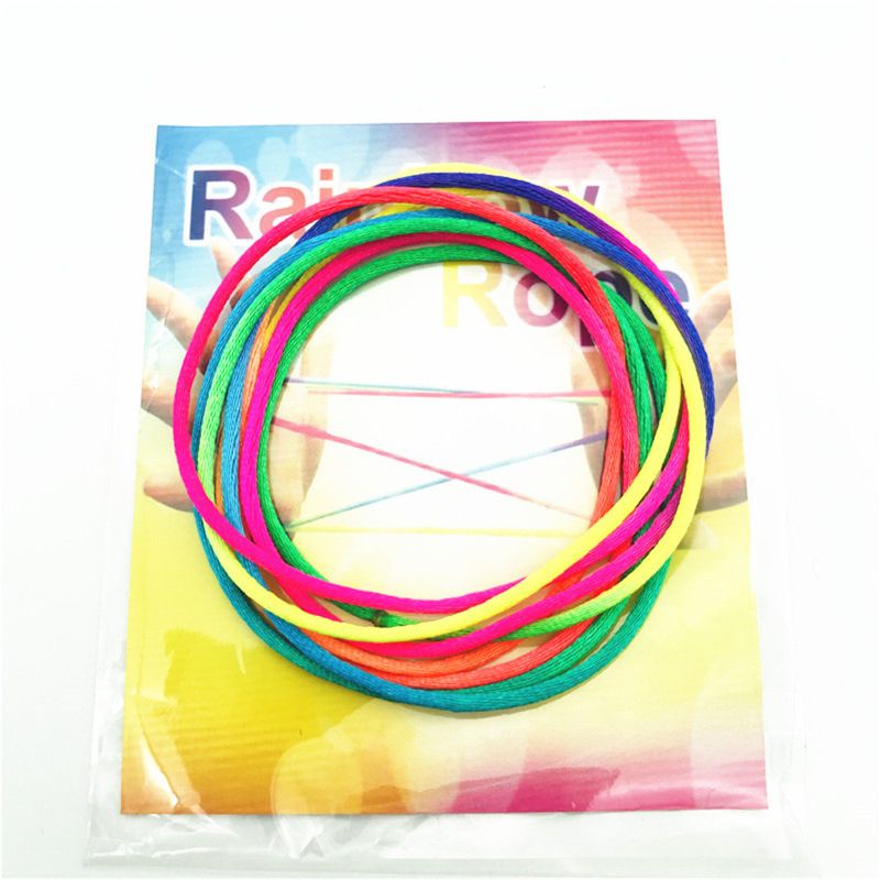 Mainan Mary Rainbow Rope Relieve Boredom Untuk Anak/Dewasa Mainan Latihan Otak Tali Pelangi