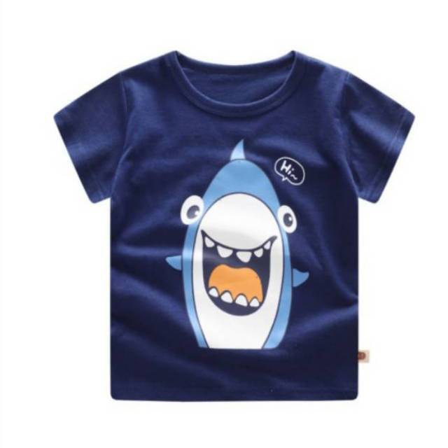 Sale!!!! Kaos Unisex Baby Shark 6 bln - 2 thn