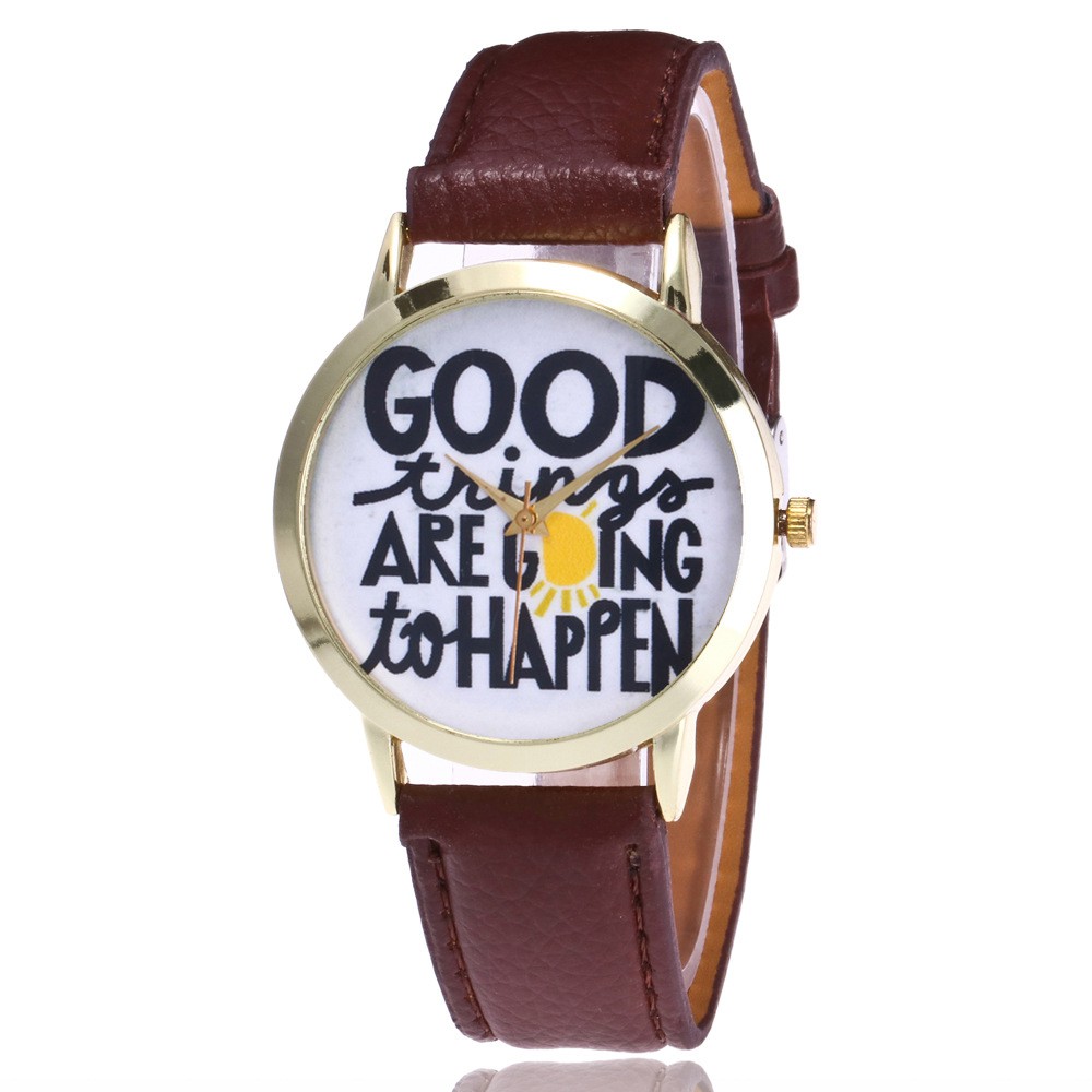 jam tangan good things are going to happen watch (1J1) JWA022