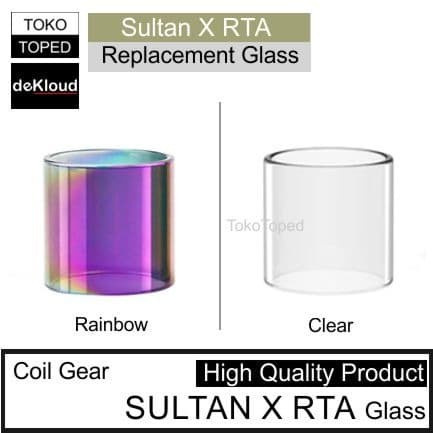 Coil Gear SULTAN X RTA Replacement Glass | kaca tank pengganti