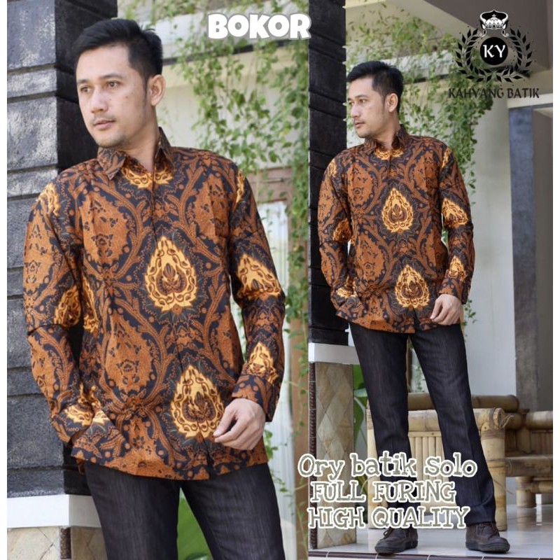 kemeja batik 03 soloan asli online murah