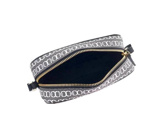 T Monogram Jacquard Mini Cosmetic Case: Women's Accessories, Cosmetic Bags