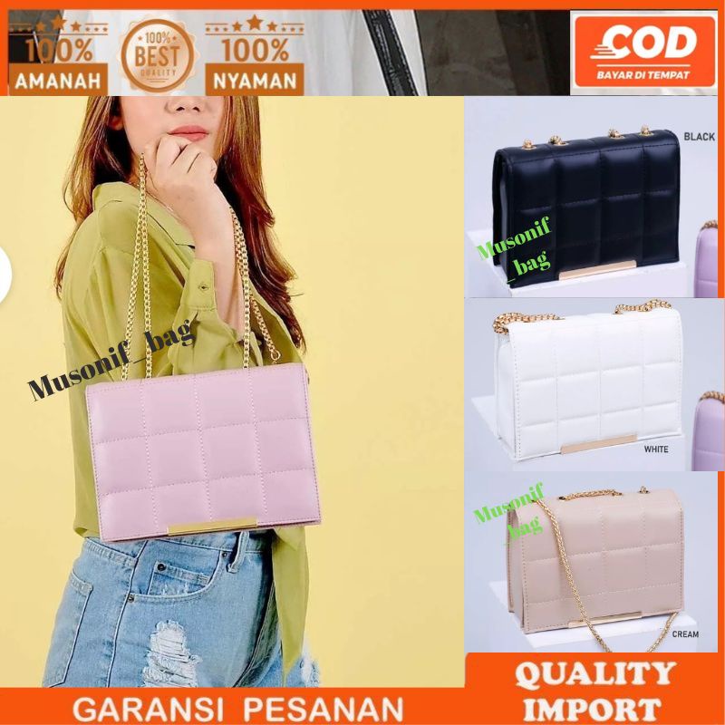 tas slempang wanita terbaru/tas sling bag/handbag/totebag/tas terbaru model kekinian murah