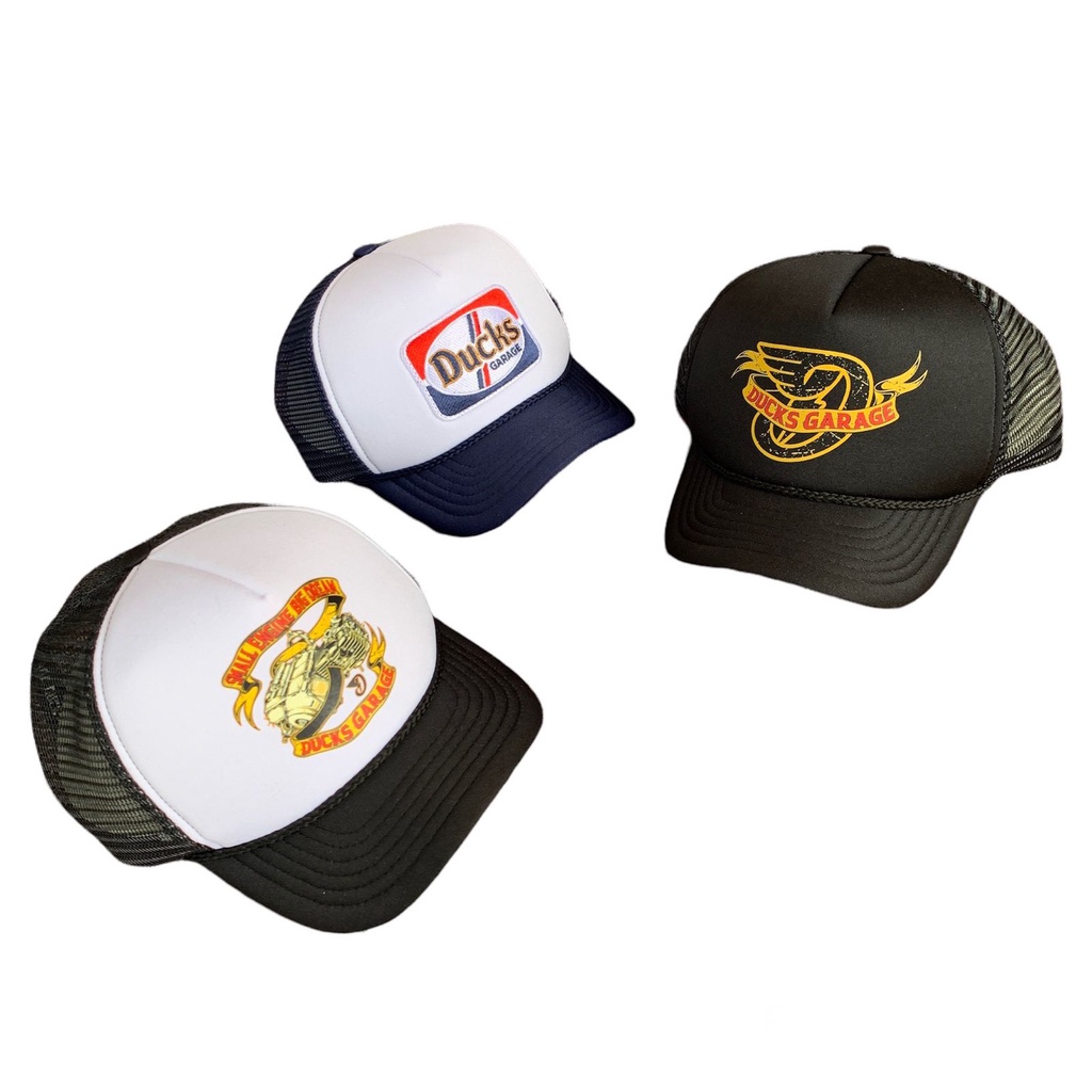 Topi Trucker Hat Ducks Garage