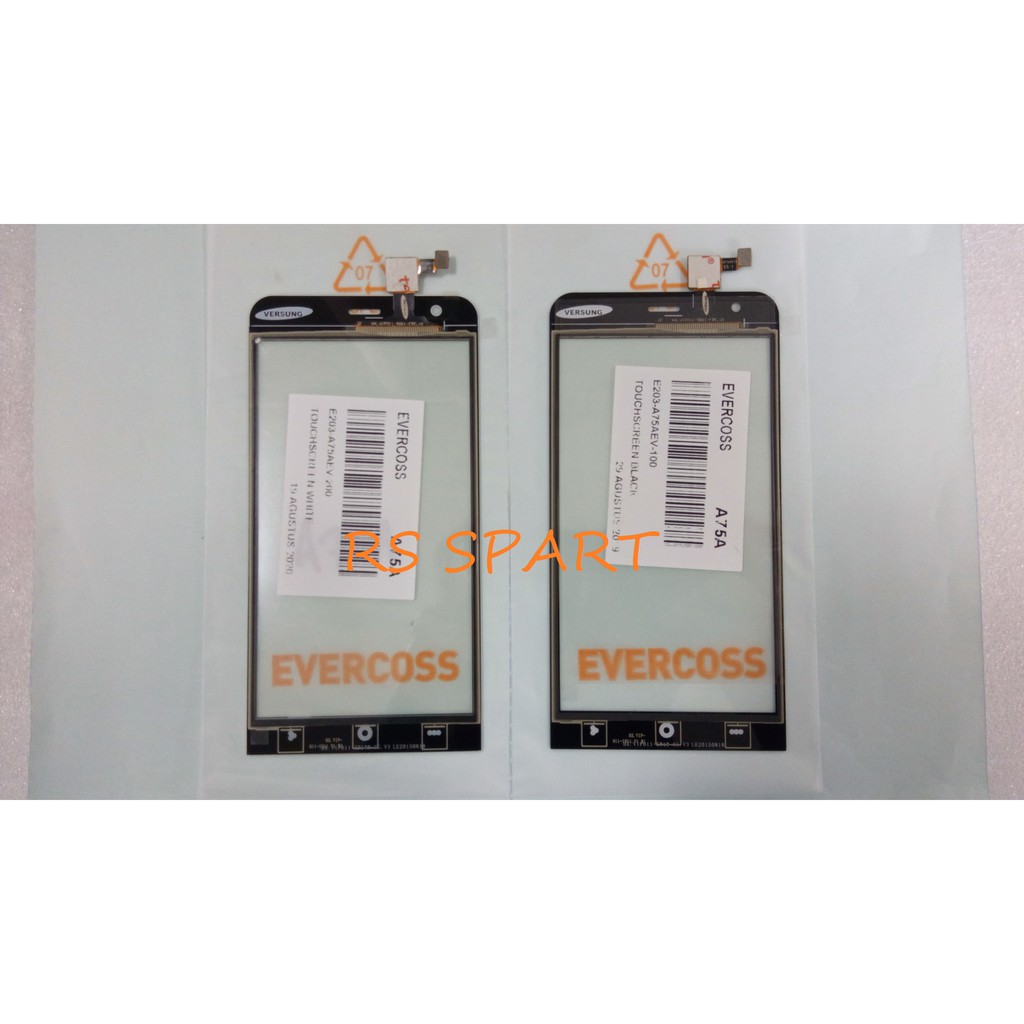 touchscreen Evercoss a75a layar sentuh original