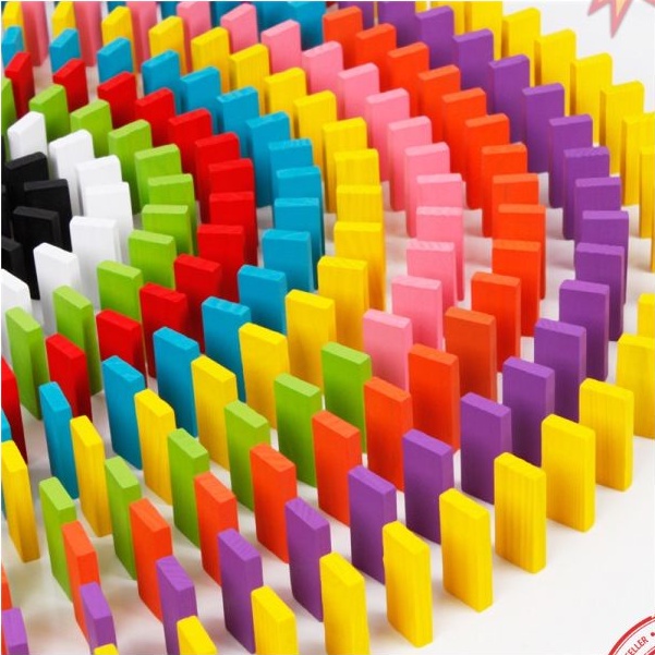 ROXPORT Balok Domino 120 PCS - ZMY-1 - Multi-Color