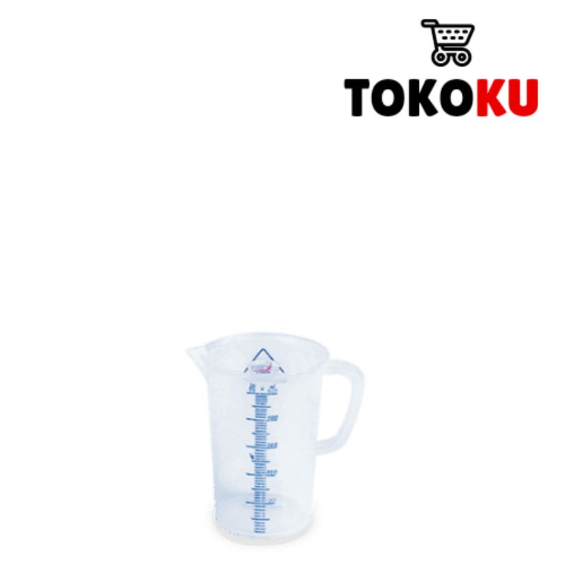 GELAS UKUR SCARLET 500 ML GELAS TAKAR PLASTIK 500ML TEKO UKUR 500 CC GREEN LEAF 1830