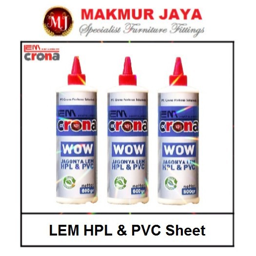 

Lem HPL / PVC Sheet Crona WOW 600gram