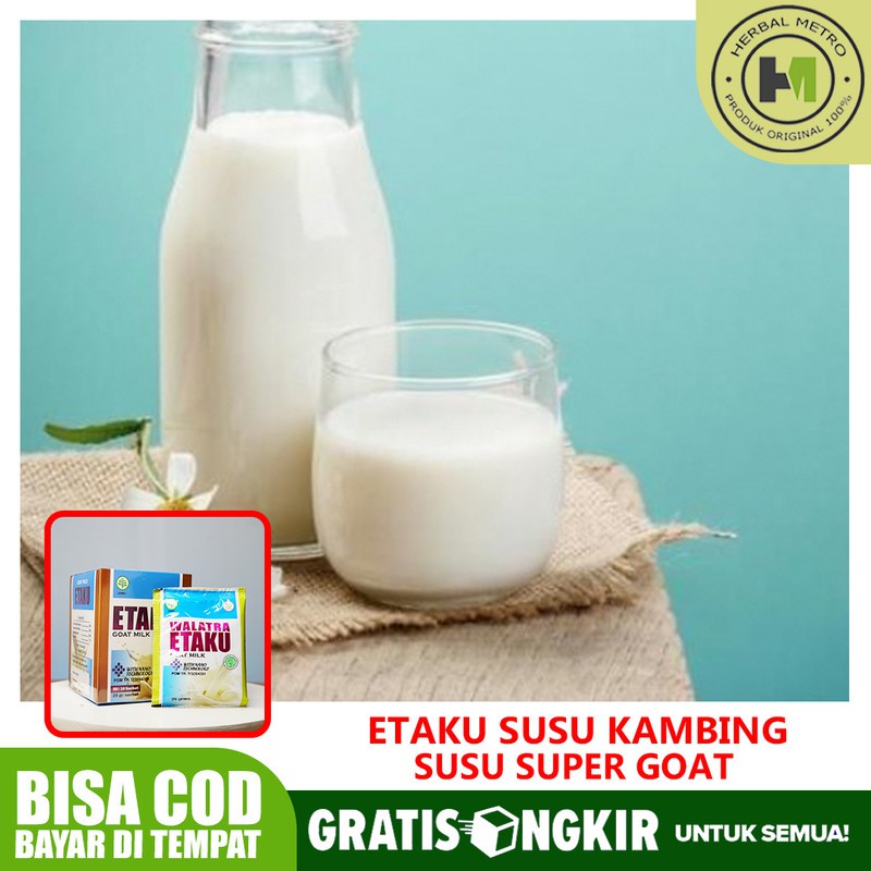 

Susu Super Goat - Grow Up Protein - Pengemuk Peninggi Badan Susu Kambing Etaku Di Jakarta Timur