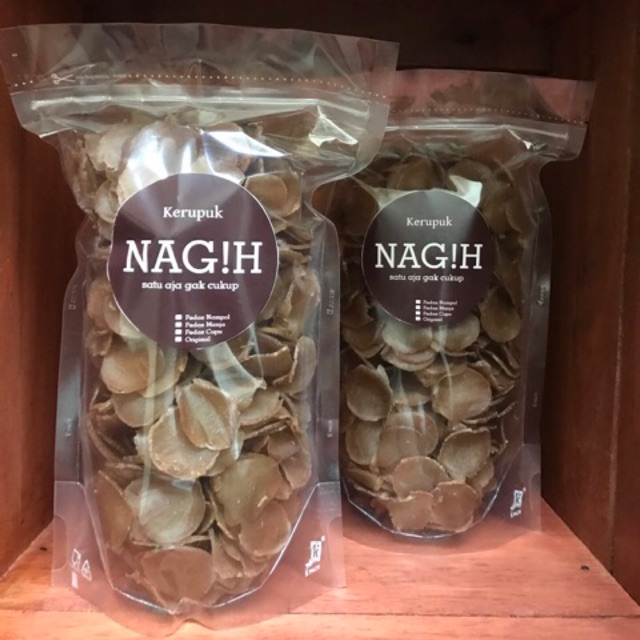 

Kerupuk Nagih Mentah