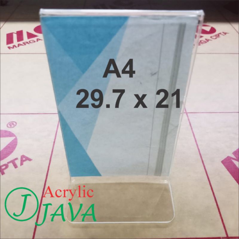

SIGN HOLDER/SIGNAGE A4 (2 SISI)