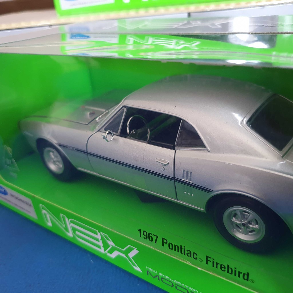 termurah Welly nex diecast mobil 1967 pontiac firebird skala 1:24