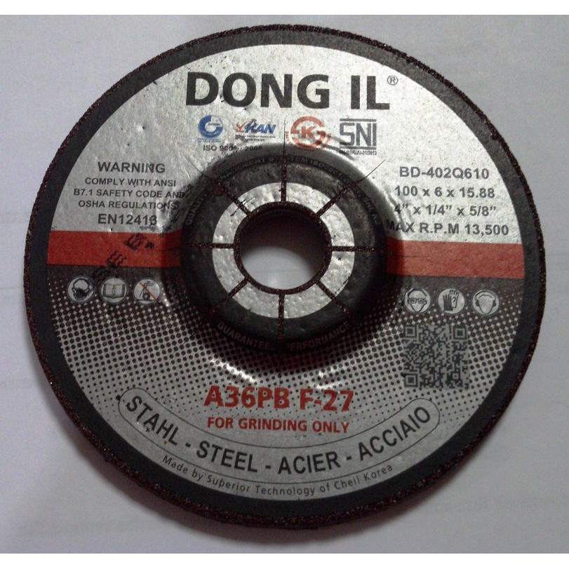 Batu Gerinda Poles DONG IL 4" x 6 x 15.88mm