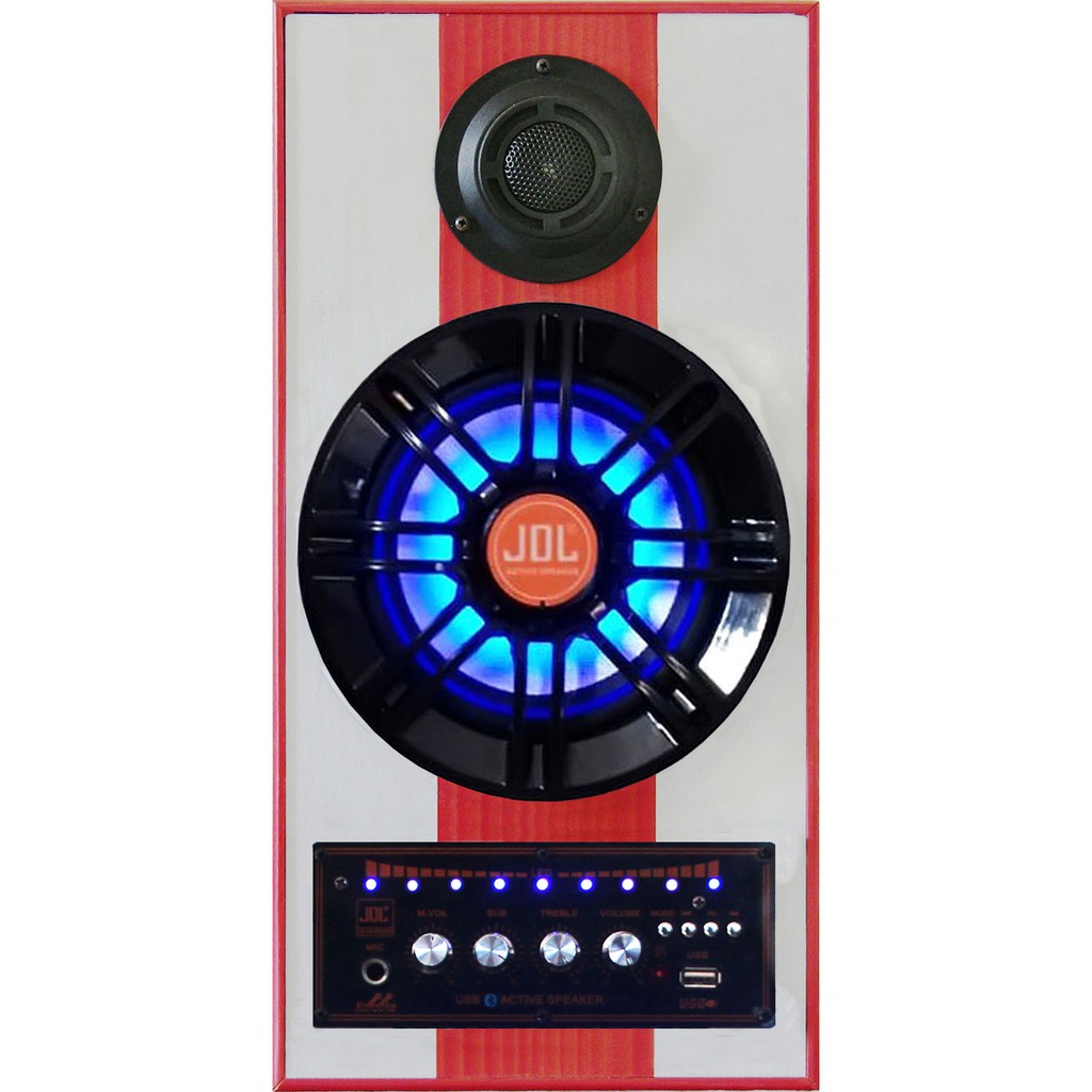 JDL AU-313USB-BT Bluetooth Active Speaker Aktif 6 inch - MP3 - USB - FM Radio