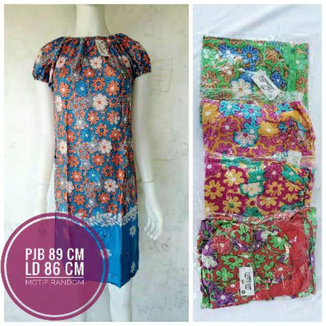 Daster Batik Balon, Longdress Batik Solo Baju Tidur Wanita Grosir Murah