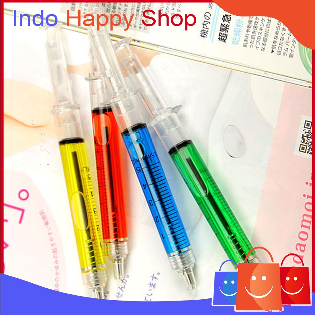 

Pulpen Jarum Suntik Lucu Korean Syringe Ballpoint Pen Souvenir ℍ 593