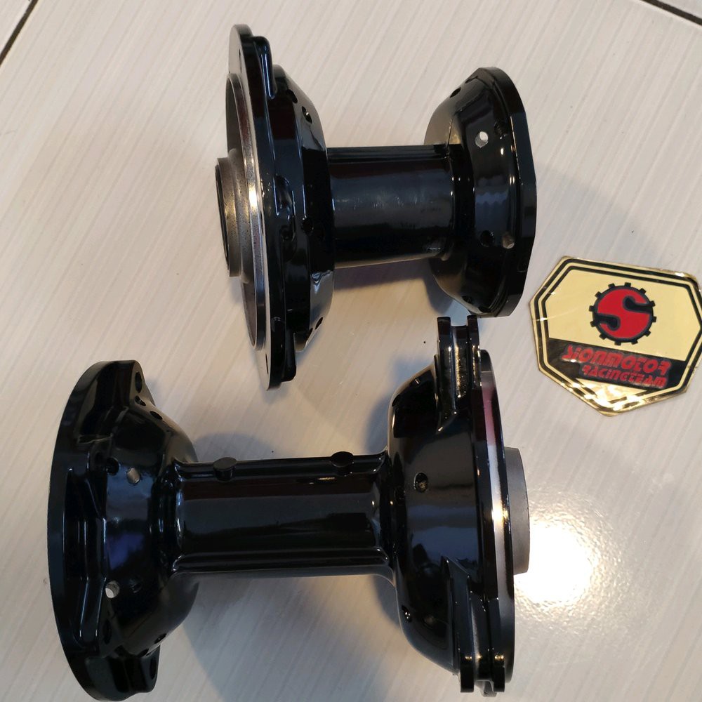 Tromol Set KLX 150 28Holes Hitam Wilwood SION MOTOR