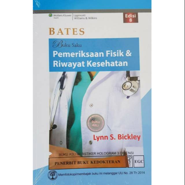 BATES BUKU SAKU PEMERIKSAAN FISIK DAN RIWAYAT KESEHATAN EDISI 8