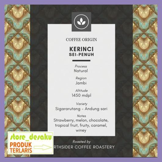 

57Ryr68- Kopi Arabika - Kerinci Mt Natural - Biji Mentah (Green Bean) 4E57Edu-