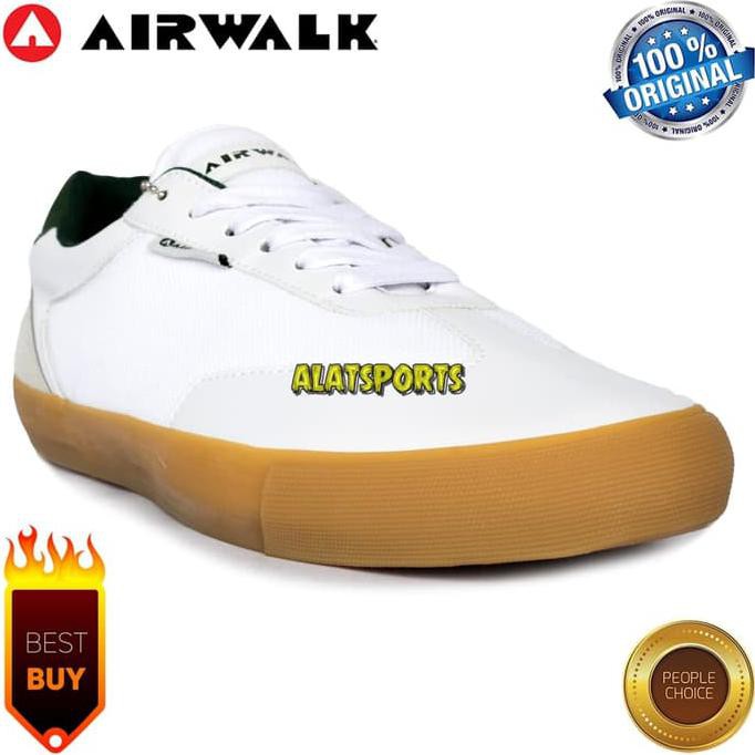More Walk Sepatu Sneaker Airwalk Jeal Aiw17Pvm1179 White Original - Putih, 41