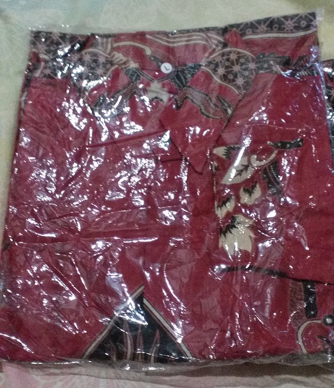 Kemeja Batik Pria Lengan Panjang Size M L Xl Xxl Bswart Batik Hrb026 Kenongo Hem Adipati Padi