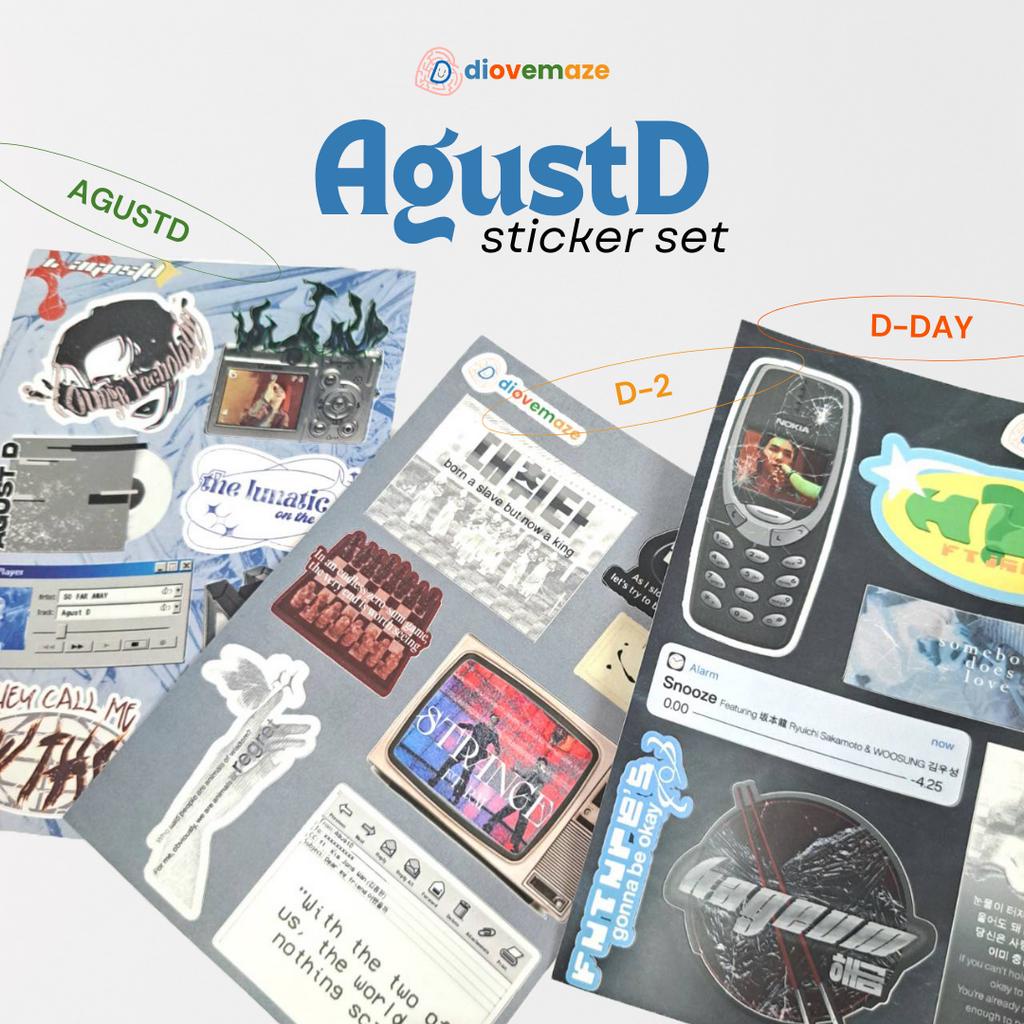 

AgustD Sticker Set by Diovemaze
