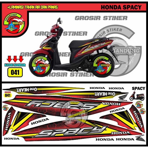 STRIPING VARIASI HONDA SPACY