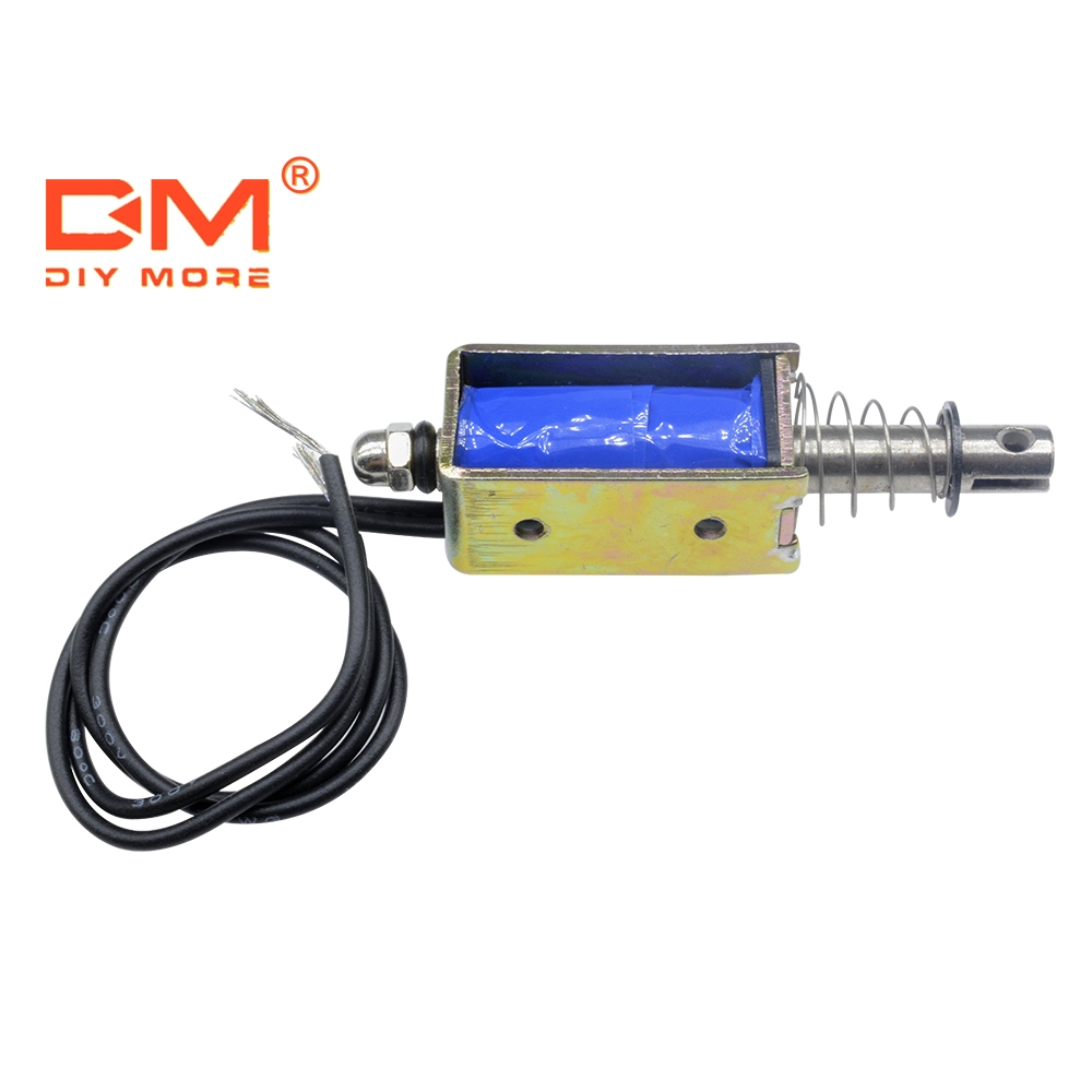 〖Factory Supplier/COD〗Solenoid Elektromagnet Tipe Tarik-Push-Type Dc 12v 300ma 5n/10mm