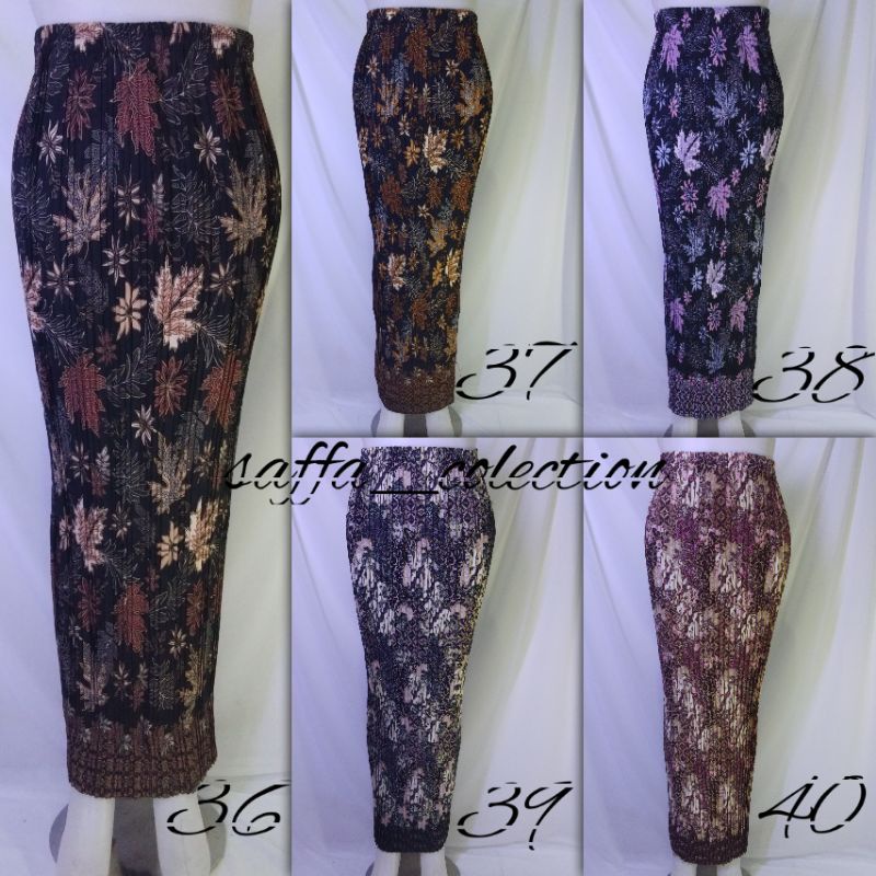 Rok prisket batik/rok plisket batik/bawahan kebaya/rok batik