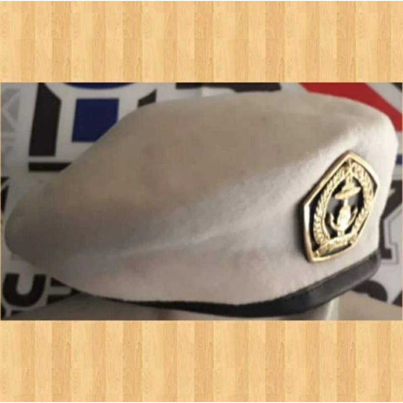Baret Fkppi Wool/Topi Fkppi/BARET PUTIH