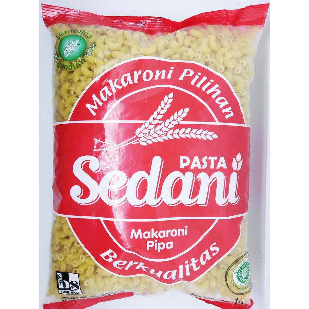 Makaroni Pipa Mentah Sedani 1 kg