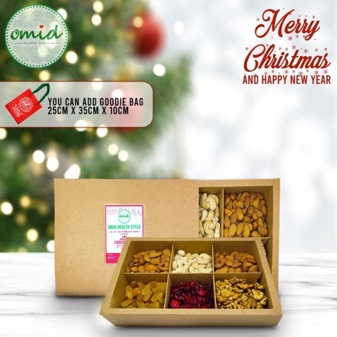 

---Terbaru--- Special Mix Nut with Gift Box Christmas - tanpa goodiebag