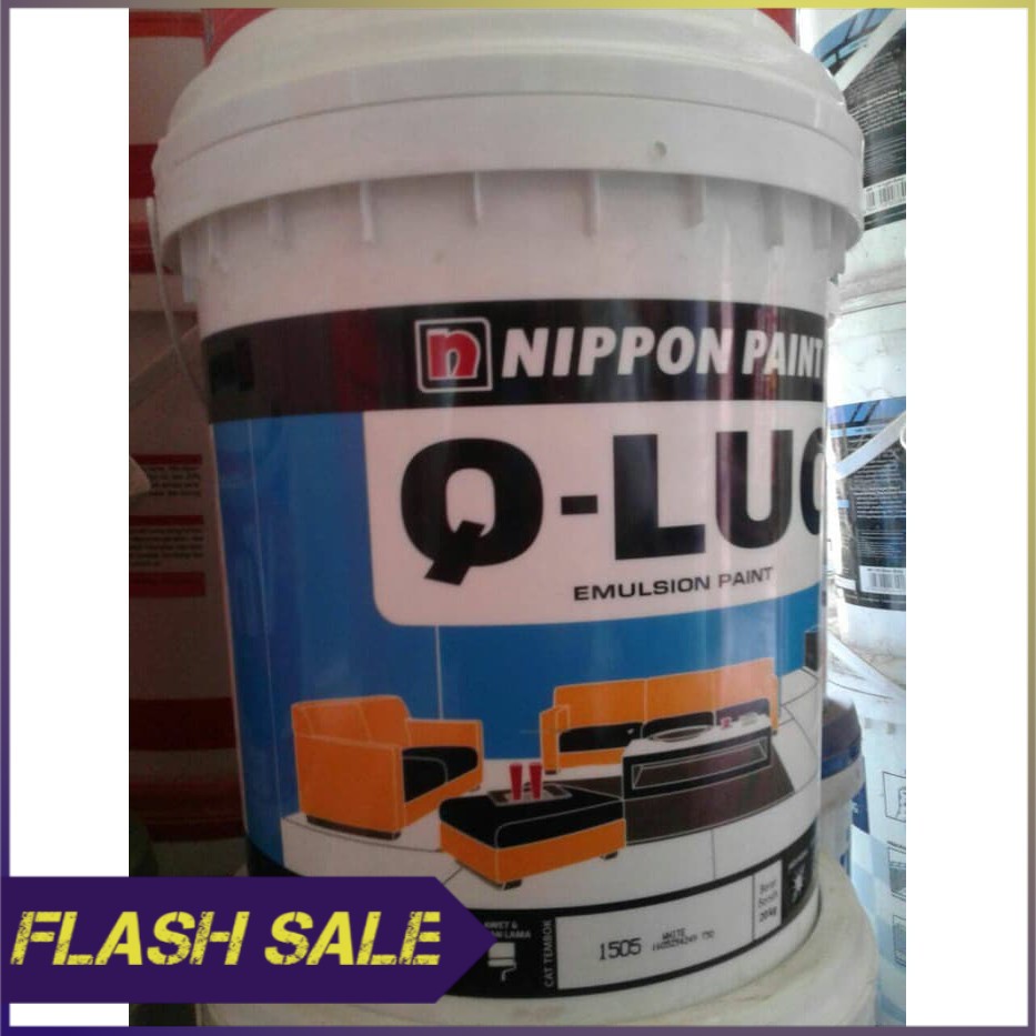 Cat Tembok Qluc Putih  25 Kg