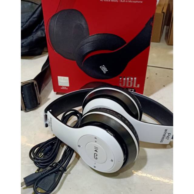 Headphone bando bluetooth JBL J-77