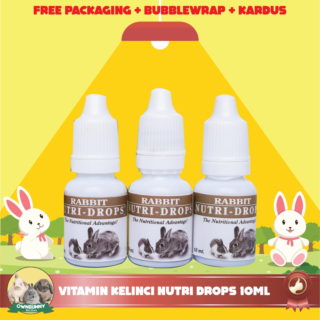 VITAMIN KELINCI / NUTRI DROPS SUPLEMENT KELINCI 10 ml