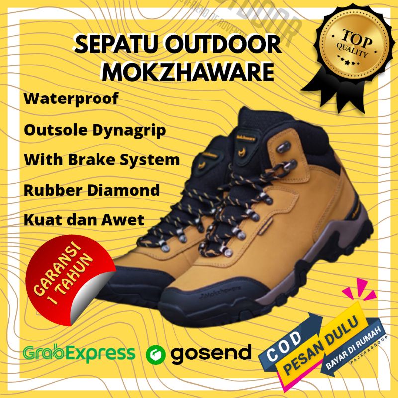 Sepatu Gunung Pria Mokzhaware New Reality Sepatu Outdoor Pria Sepatu Hiking Pria